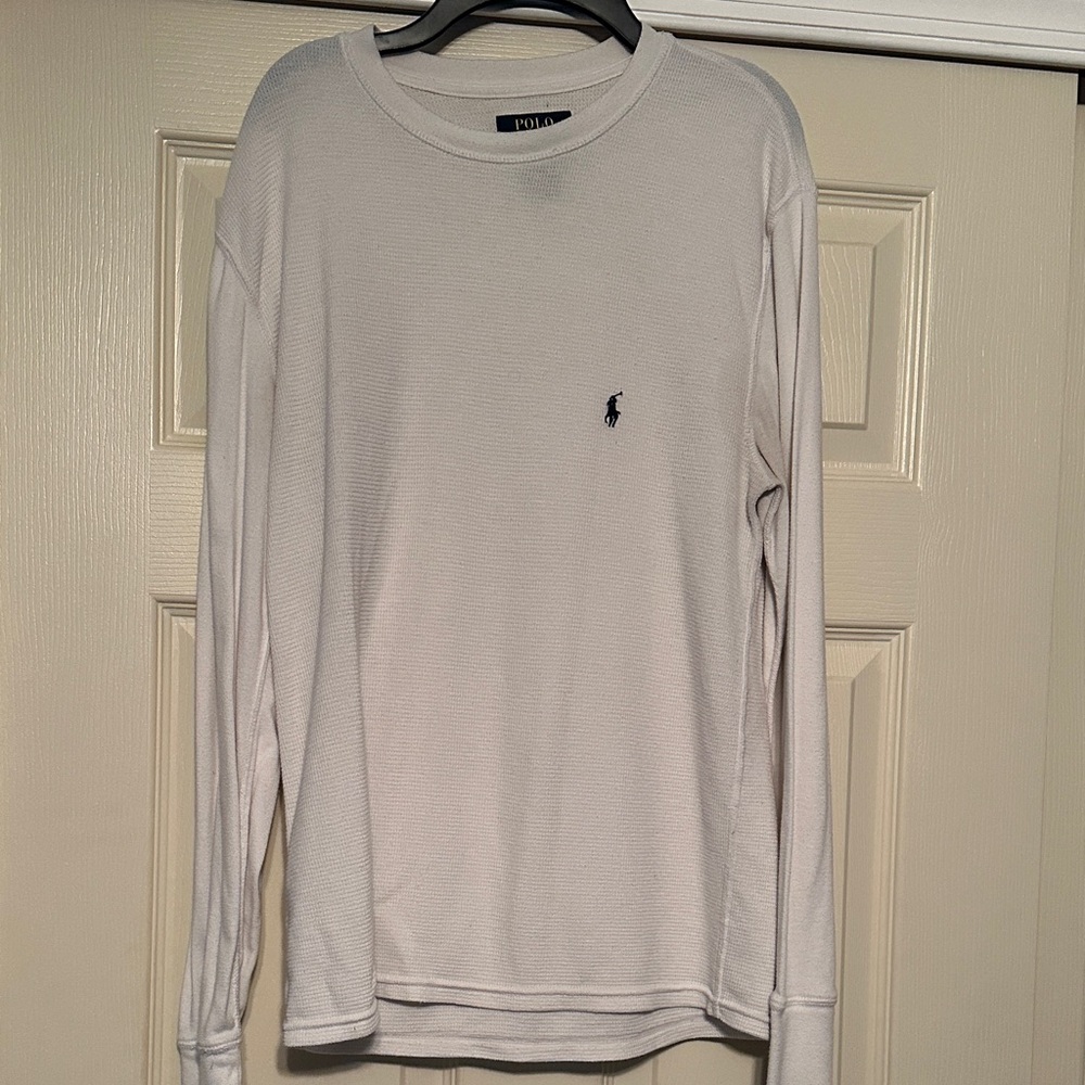 3 Polo Long Sleeves - Men's Waffle Knit Shirts